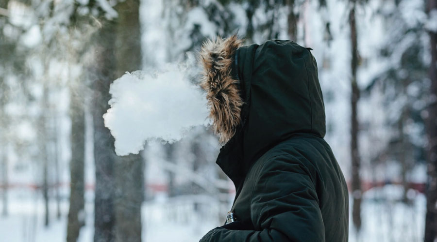vaping in the winter