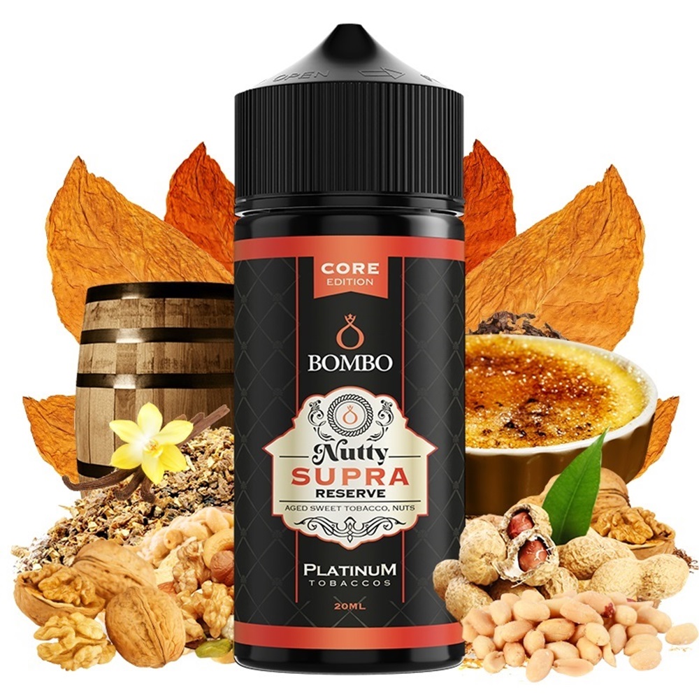 Flavor Shot Bombo Tobaccos Nutty Supra Reserve 120ml