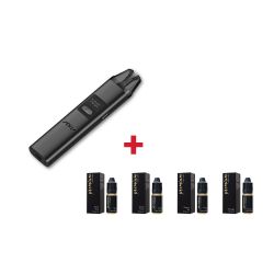 Ηλεκτρονικό Τσιγάρο NOBACCO Sarp + 3 υγρά αναπλήρωσης Premium