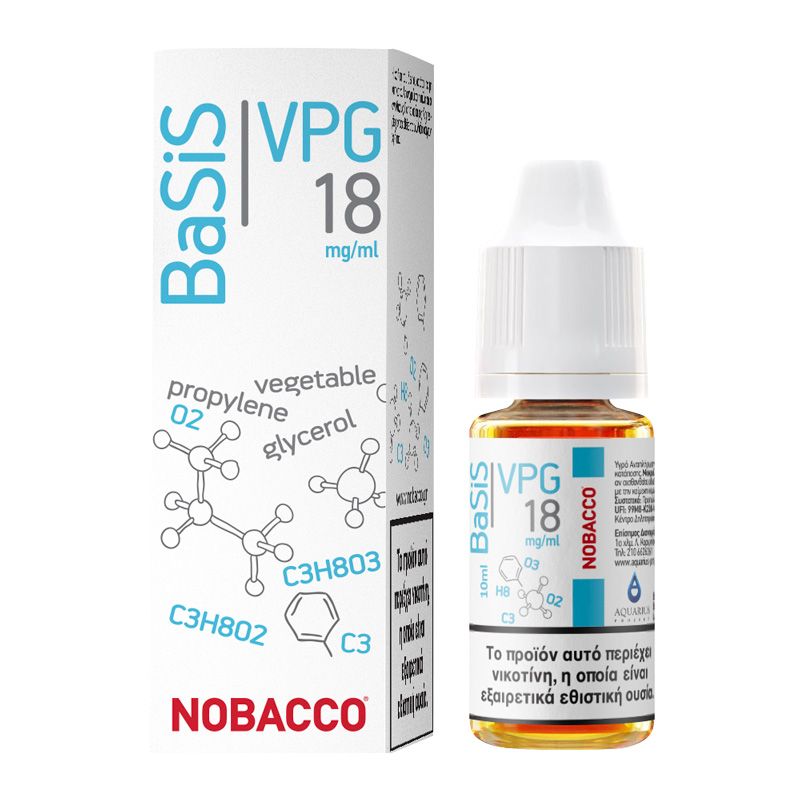 Ατμιστική Βάση NOBACCO BaSiS VPG 18mg