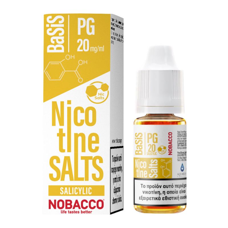 Ατμιστική Βάση NOBACCO BaSiS Salts PG 20mg