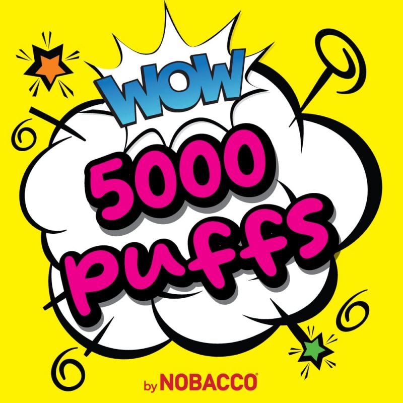 5000 puffs by Nobacco