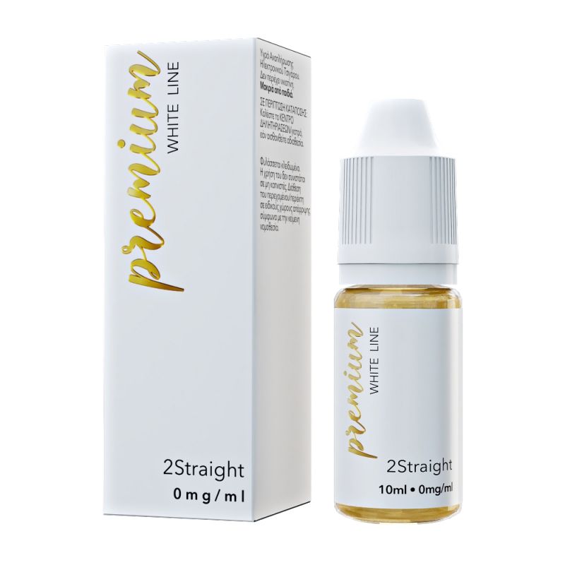 Υγρό Αναπλήρωσης Premium White 2Straight 10ml